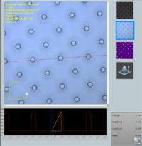 Measurement of 5µm wide posts